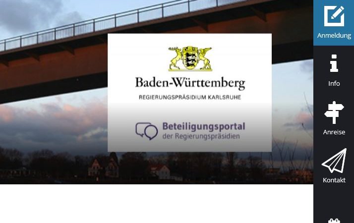 Screenshot RP Beteiligngsportal Salierbrücke
