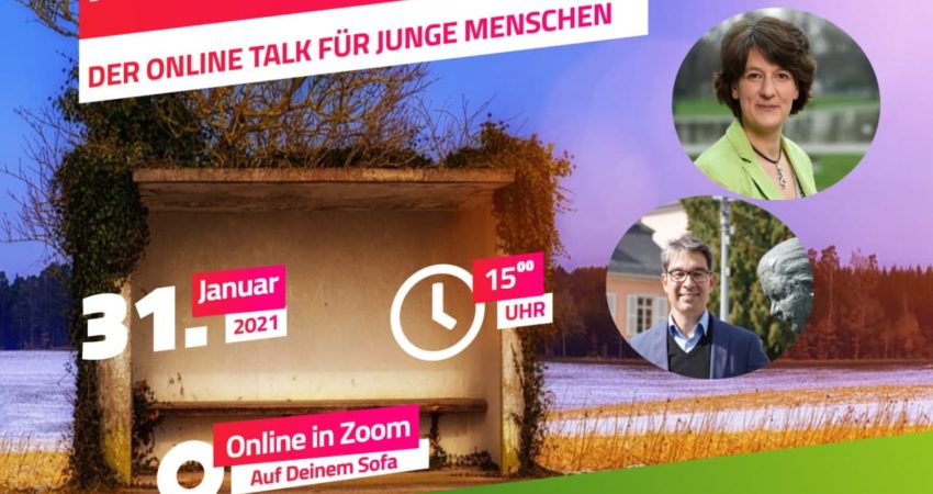 Grüne Jugend Online-Talk mit Landtagskandidaten Baumann und Staatssekretärin Splett 31-01-2021