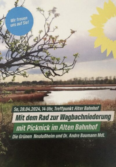 Plakat Mit dem Rad zur Wachbachniederungen 2024-04-28