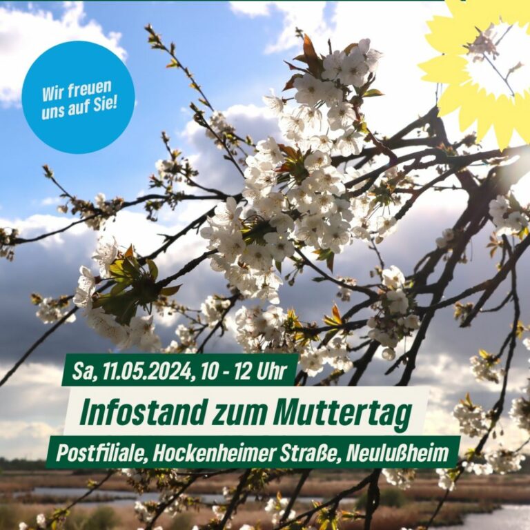 Muttertagstand am Samstag, den 11.05.2024, zwischen 10-12 Uhr vor der Postagentur