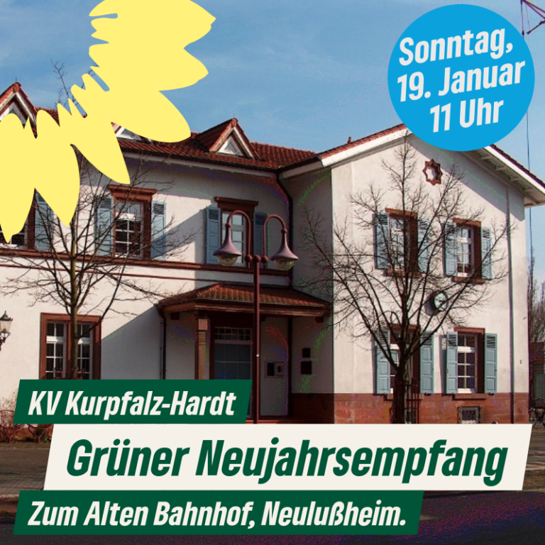 Neujahrsempfang am Sonntag, den 19. Januar. 2025 um 11 Uhr, Alter Bahnhof Neulußheim